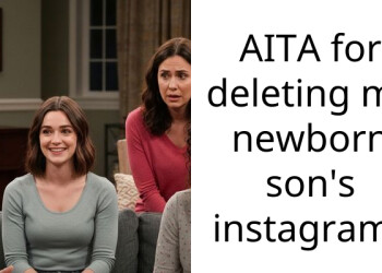 AITA for deleting my newborn son’s instagram?