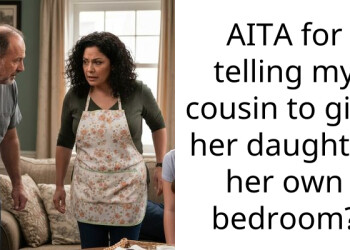 AITA for telling my cousin to give her daughter her own bedroom?