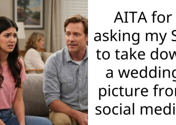 AITA for asking my SIL to take down a wedding picture from social media?