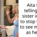 Aita for telling my sister in law to stop trying to see my son as hers?