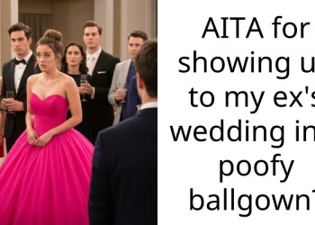 AITA for showing up to my ex’s wedding in a poofy ballgown?