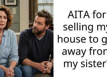AITA for selling my house to get away from my sister?