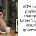 Son Refuses To Change His Father’s Gravestone After His Mom Puts An Insulting Inscription On It For Having An Affair