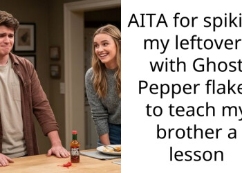 Older Brother Sprinkles Ghost Pepper Flakes On His Pizza After His Serial Food Thief Younger Brother Ate Three-Quarters Of It