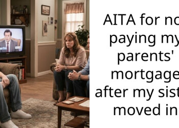 AITA for not paying my parents’ mortgage after my sister moved in