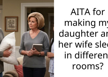AITA for making my daughter and her wife sleep in different rooms?