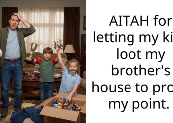 AITAH for letting my kids loot my brother’s house to prove my point.