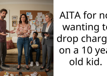 AITA for not wanting to drop charges on a 10 year old kid.