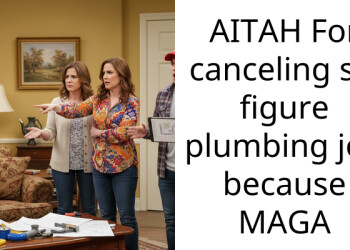 AITAH For canceling six figure plumbing job because MAGA