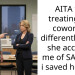 AITA for treating my coworker differently after she accused me of SA when i saved her live.