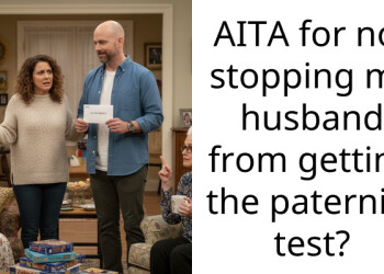 AITA for not stopping my husband from getting the paternity test?