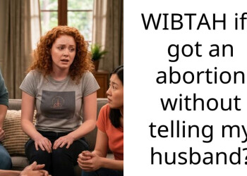 WIBTAH if I got an abortion without telling my husband?