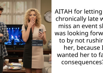 AITAH for letting my chronically late wife miss an event she was looking forward to by not rushing her, because I wanted her to face consequences?