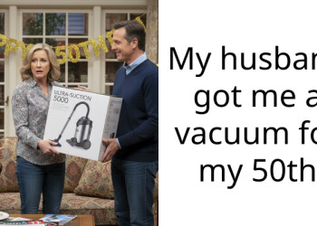 My husband got me a vacuum for my 50th