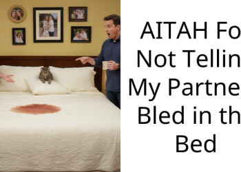 AITAH For Not Telling My Partner I Bled in the Bed