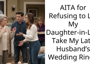 AITA for Refusing to Let My Daughter-in-Law Take My Late Husband’s Wedding Ring?