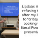 Update: AITA for refusing to cook after my BF tried to “critique” my cooking with a literal PowerPoint presentation?