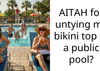Woman Scolded Me For Untying My Bikini Top At The Pool And I Told Her To Leave