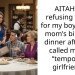 AITAH for refusing to pay for my boyfriend’s mom’s birthday dinner after she called me his “temporary girlfriend”?