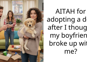 AITAH for adopting a dog after I thought my boyfriend broke up with me?