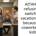 AITAH for refusing to switch my vacation dates because my coworker has kids?