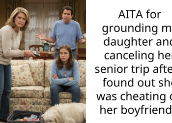 AITA for grounding my daughter and canceling her senior trip after I found out she was cheating on her boyfriend? 