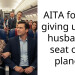 AITA for not giving up my husband’s seat on a plane?