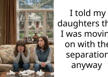 I told my daughters that I was moving on with the separation anyway