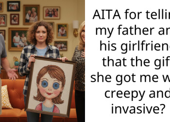 AITA for telling my father and his girlfriend that the gift she got me was creepy and invasive?