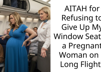 AITAH for Refusing to Give Up My Window Seat to a Pregnant Woman on a Long Flight?