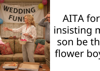 AITA for insisting my son be the flower boy?