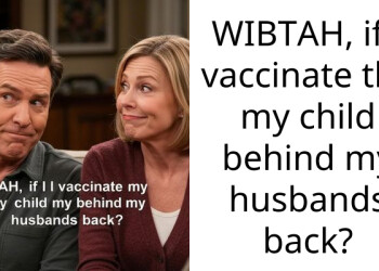 My husband wants to stop all vaccines so I am secretly taking our baby to the doctor