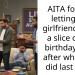 Girlfriend ate my birthday cake last year so I banned her from having any this time