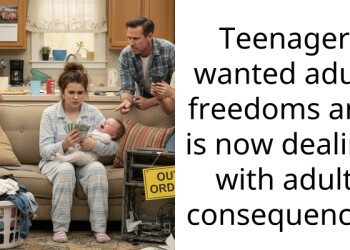 Teenager wanted adult freedoms and is now dealing with adult consequences