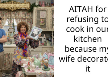 AITAH for refusing to cook in our kitchen because my wife decorated it