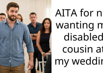 AITA for not wanting my disabled cousin at my wedding