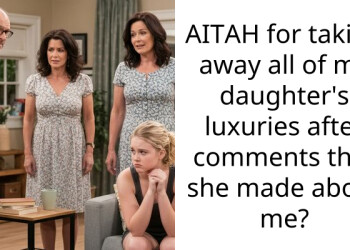 AITAH for taking away all of my daughter’s luxuries after comments that she made about me?