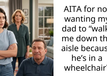 AITA for not wanting my dad to “walk” me down the aisle because he’s in a wheelchair?