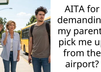 AITA for demanding my parents pick me up from the airport?