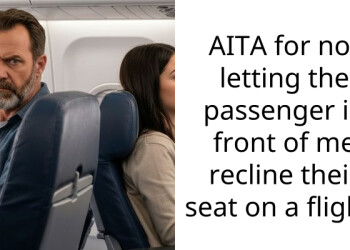 Airplane Pa*sengers Argue Over Reclining Seat, An Unacceptable Act Or A Basic Right