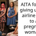 AITA for not giving up my airline seat to a pregnant woman?