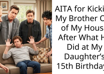 AITA for Kicking My Brother Out of My House After What He Did at My Daughter’s 15th Birthday?