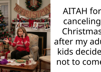 My kids ditched Christmas so I canceled everything and now they are calling me dramatic