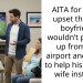 AITA for being upset that my boyfriend wouldn’t pick me up from the airport and chose to help his friend’s wife instead?