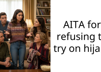 AITA for refusing to try on hijab?