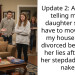 My husband left me, my daughter is gone, and he’s taking back everything he promised me