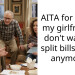AITA for telling my girlfriend I don’t want to split bills 50/50 anymore?