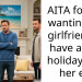 AITA for not wanting my girlfriend to have a free holiday with her ex?