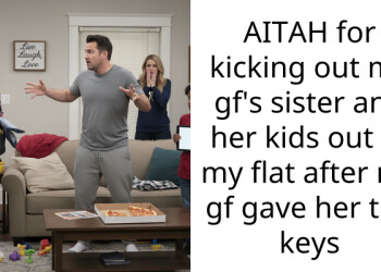AITAH for kicking out my gf’s sister and her kids out of my flat after my gf gave her the keys