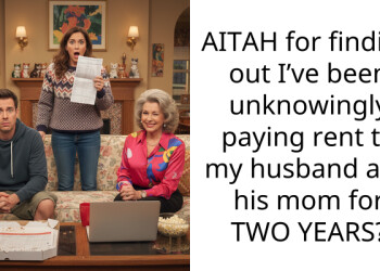 AITAH for finding out I’ve been unknowingly paying rent to my husband and his mom for TWO YEARS?